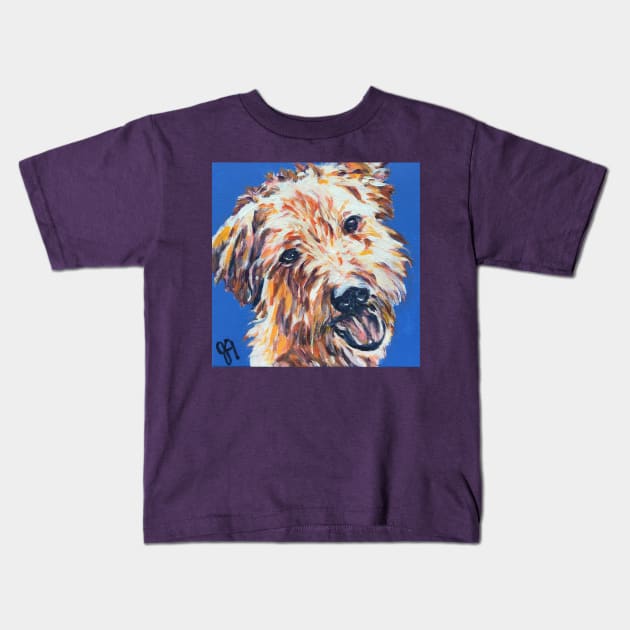 Wheaten Terrier Kids T-Shirt by Jeneralarts